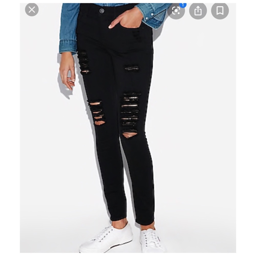 Express Black  jeans